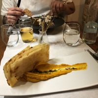 roasted carrot & thyme pate (starter)  at Ca n'Ela Vegan Restaurant in Mallorca