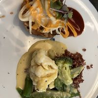 Burguér de alubias   at Ca n'Ela Vegan Restaurant in Mallorca