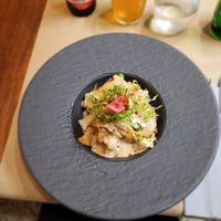 Homemade seitan at Ca n'Ela Vegan Restaurant in Mallorca