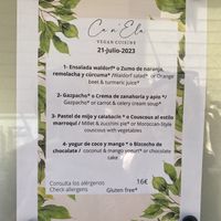   at Ca n'Ela Vegan Restaurant in Mallorca