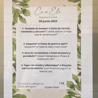   at Ca n'Ela Vegan Restaurant in Mallorca