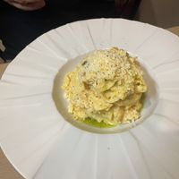 Penne mit veganer Carbonara  at Ca n'Ela Vegan Restaurant in Mallorca