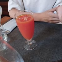 Drink at Ca n'Ela Vegan Restaurant in Mallorca