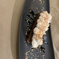 Kinder bueno cake - a must have !!!!  at Ca n'Ela Vegan Restaurant in Mallorca