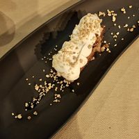 Textura de Kinder Bueno  at Ca n'Ela Vegan Restaurant in Mallorca