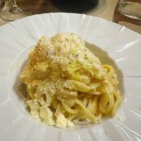 Carbonara  at Ca n'Ela Vegan Restaurant in Mallorca