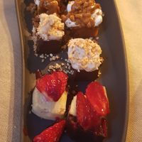 Tasting Desserts at Ca n'Ela Vegan Restaurant in Mallorca