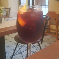 Sangria at Ca n'Ela Vegan Restaurant in Mallorca
