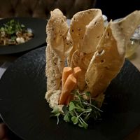 Hummus and popadum 👌  at Ca n'Ela Vegan Restaurant in Mallorca