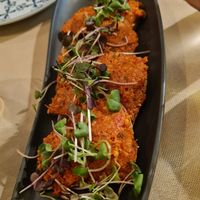 Vegan sobresada at Ca n'Ela Vegan Restaurant in Mallorca