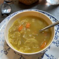 Lentil dal  at Ca n'Ela Vegan Restaurant in Mallorca