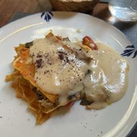 Lasagne  at Ca n'Ela Vegan Restaurant in Mallorca