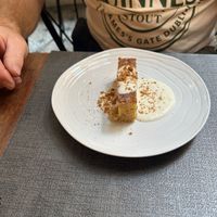 Cinnamon cake  at Ca n'Ela Vegan Restaurant in Mallorca
