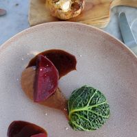 Main course at Quinta de São Bernardo in Mesao Frio