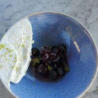 Dessert at Quinta de São Bernardo in Mesao Frio