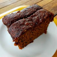 Vegan sticky loaf at The Bothy in Braemar