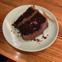 Chocolate cake  at Nomas in Macclesfield