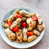 Fried artichokes  at Yaya‘s in Mallorca