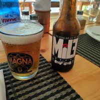 Lovely local pale ale at Pheidias Grill House in Olympia