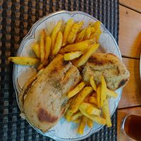 Vegan pita wrap at Pheidias Grill House in Olympia