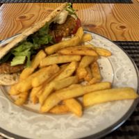 Vegan pita  at Pheidias Grill House in Olympia