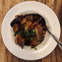 Eggplant Garlic Sauce at Burma Love - Valencia St in San Francisco