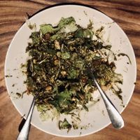 Tea leaf salad at Burma Love - Valencia St in San Francisco