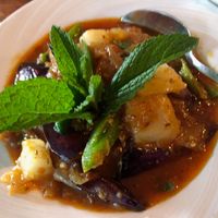 Burmese Style Curry w/ Eggplant (vegan) at Burma Love - Valencia St in San Francisco