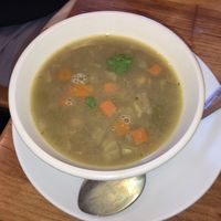Lentil soupp at Moosewood Restaurant in Ithaca