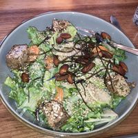 Ginger tofu saladd at Moosewood Restaurant in Ithaca