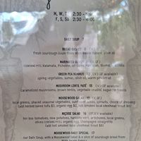  at Moosewood Restaurant in Ithaca