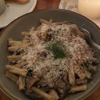 Mushroom pasta  at Moosewood Restaurant in Ithaca