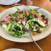 moosewood salad with tahini dressing at Moosewood Restaurant in Ithaca
