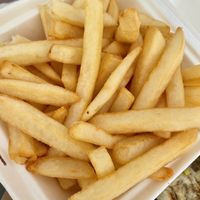 Side of fries at Olives Mediterranean Market and Grill in Gilroy