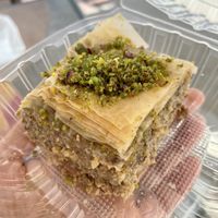 Homemade baklava at Olives Mediterranean Market and Grill in Gilroy