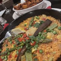 Vegan paella   at Espana in Fernandina Beach
