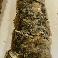 Seaweed fish roll  at Veggie 素食 121 in Central Singapore