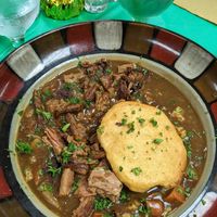 from st. Patrick's day - "beef" stew, using juicy marbles at Root and Press in Worcester