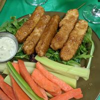 from st patricks day - vegan wings at Root and Press in Worcester