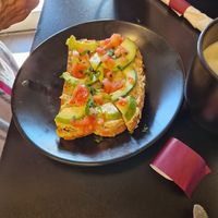 Avocado toast at Root and Press in Worcester