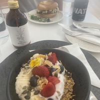 Orange & cardamom granola bowl  at 269 Vegan in Dunfermline