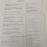 Menu at 269 Vegan in Dunfermline