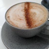 Pumpkin spice latte at 269 Vegan in Dunfermline
