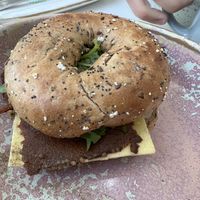 Reuben’s bagel  at 269 Vegan in Dunfermline