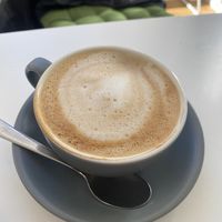 Flat white oat  at 269 Vegan in Dunfermline