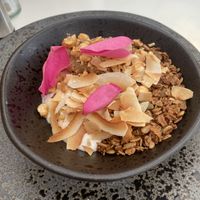 Granola bowl  at 269 Vegan in Dunfermline