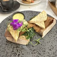 “Benny’s” — smoked tofu, facon and hollandaise sauce   at 269 Vegan in Dunfermline