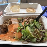 Thai Noodle Salad! Absolutely delicious!  at 269 Vegan in Dunfermline