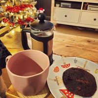 Chocolate cookie at Wee Vegan Bakery in Dunfermline