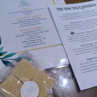 the menus at Wee Vegan Bakery in Dunfermline